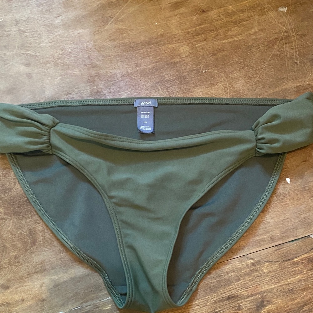 Aerie Olive Swim Bikini Bottom